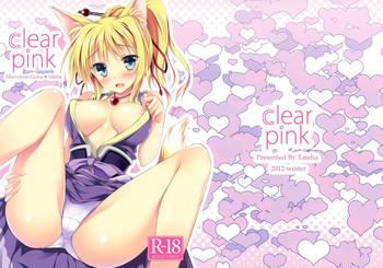 clear pink cover