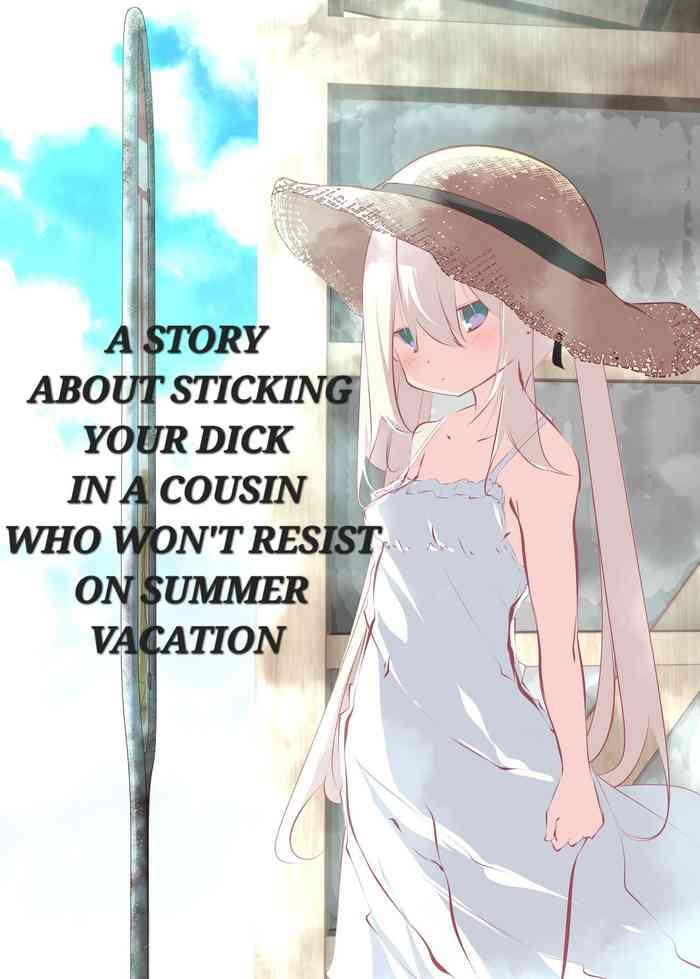 natsuyasumi dakara muteikou na itoko ni chinko ireru hanashi a story about sticking your dick in a cousin who won t resist on summer vacation cover