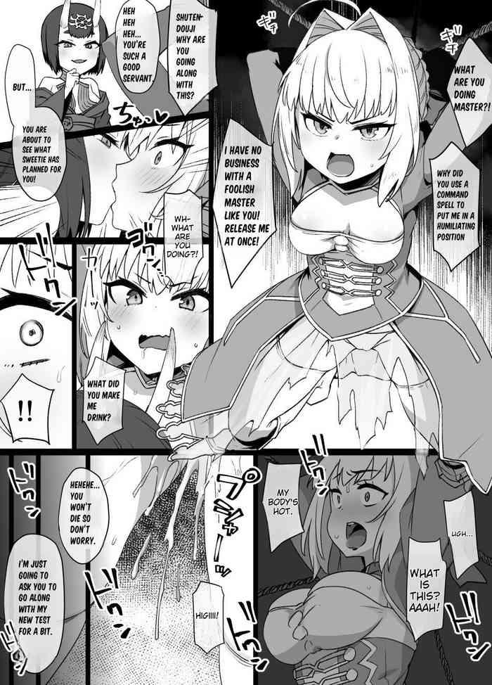 fgo shuten douji x nero hyoui manga fgo shuten doji x nero possession manga cover