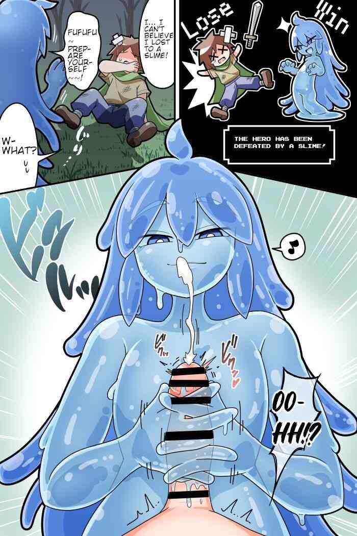 paizuri sakusei slime ni makeru manga a manga about losing to a titfucking sperm extracting slime cover