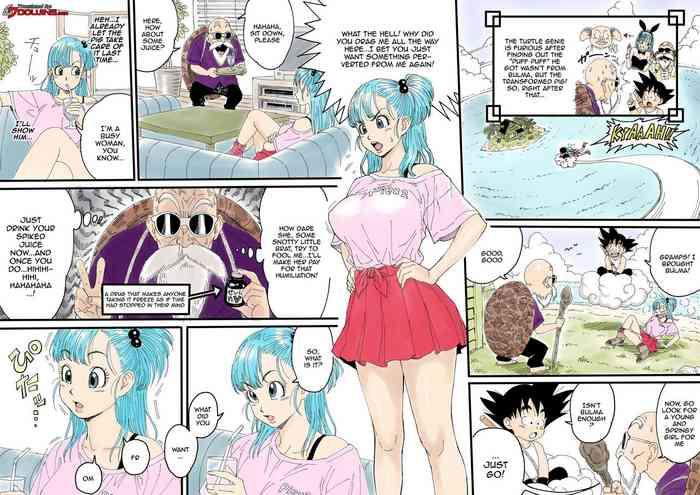 redlight bulma kame sennin last bulma x turtle hermit last dragon ball english doujins com cover